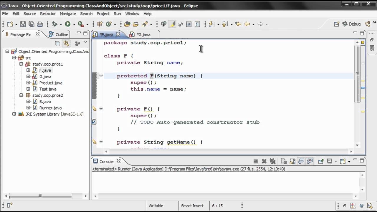 สอนจาวา 053 Protected access modifier ตอน1 - YouTube