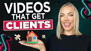 TikTok VIDEOS for REALTORS  [that are PROVEN to get CLIENTS!]