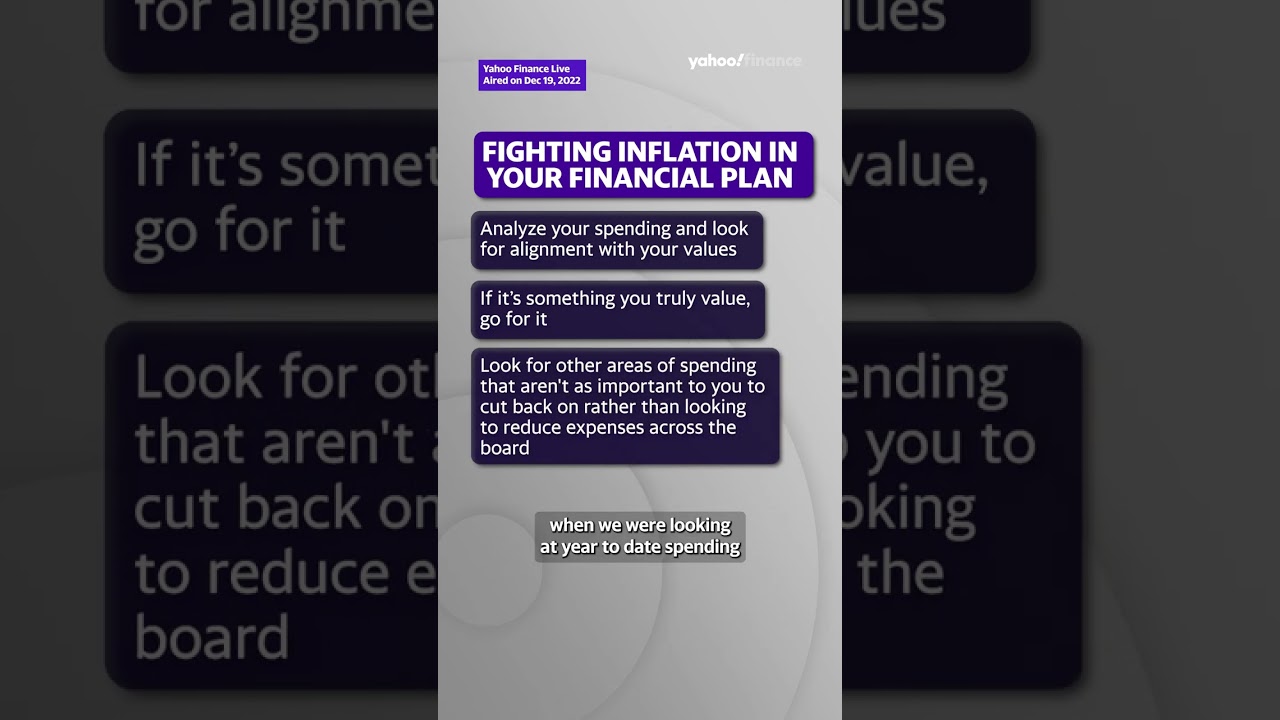 Personal budget tips amid inflation