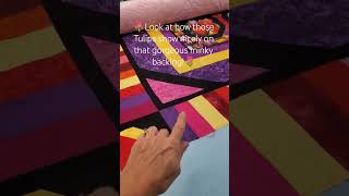 🌷Minky makes for an amazing backing!🌷#quilt #quilts #quilted #quilting #longarm #longarmquilting