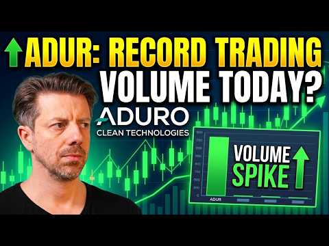 Today Might be the Record Volume for Aduro Clean Technologies