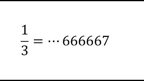 Divisions in 10 adic numbers.
