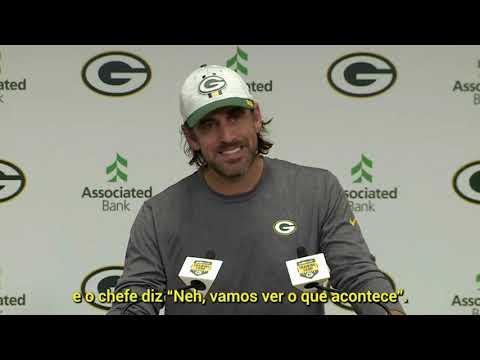 🎙️ COLETIVA AARON RODGERS 🎙️ Declarações REVELADORAS sobre seu relacionamento com o Packers.