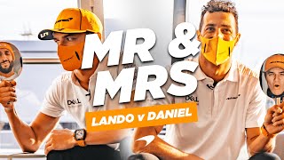Lando Norris and Daniel Ricciardo play Mr & Mrs!