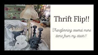 Thrift Flip  Transforming Items From my Stash!!