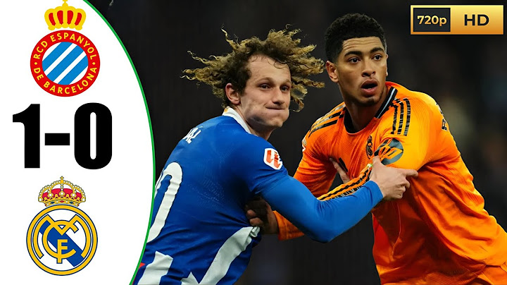 Espanyol vs Real Madrid Highlights