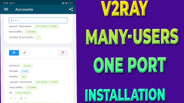 V2ray Multi-Users with same port installation  Linode digital ocean vurtl P1