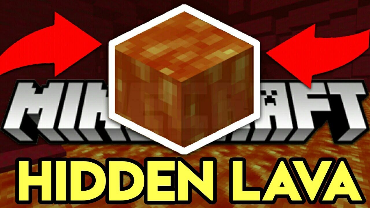 How to create invisible Lava in MCPE & Bedrock!! ( No commands