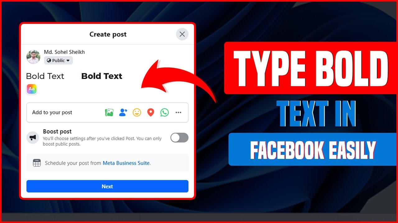 How To Type OR Write Bold Text In Facebook Post Easily In 2025 YouTube how-to-type-or-write-bold-text-in-facebook-post-easily-in-2025-youtube