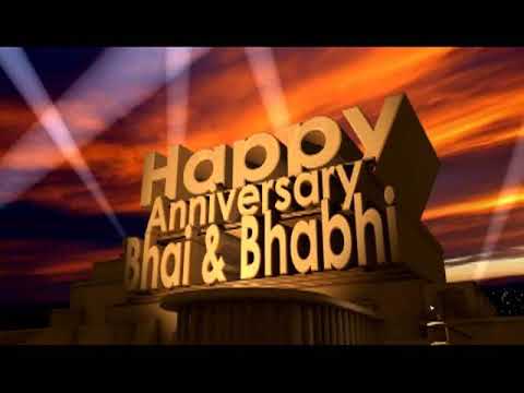 Happy Anniversary Bhai  Bhabhi