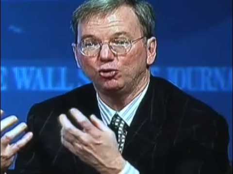 Eric Schmidt at the Wall Street Journal’s CEO Council