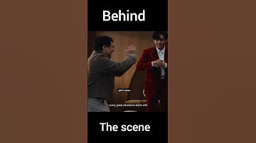 Taehyung and Jackie Chan ad behind the scenes #btsv #taehyung #jackiechan