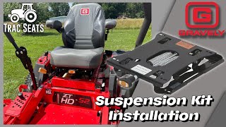 Trac Seats Suspension Kit for Gravely + Ariens | Installation