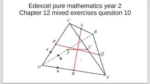 Edexcel pure mathematics year 2 chapter 12 mixed exercises question 10