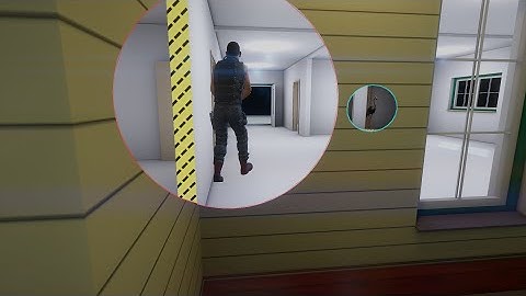 Reveal players hidden inside geometry - Unity shader feature.