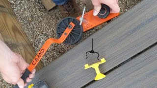 How To Install Trex Composite decking | Hidden Camo Clip Fasteners #revive #tips