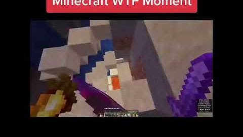 Minecraft WTF moment #4 || #minecraft || #shorts