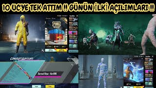10 Ucye Tek Attım Kar98K Aldım Enfeksiyon Seti Sandığı Açılımı Pubg Mobile Özel Sandık Açılımı