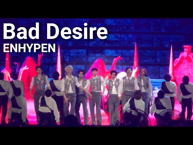 250621 ENHYPEN - Bad Desire @WALK THE LINE in BANGKOK - YouTube