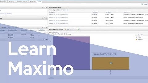 IBM Maximo 7.5 Start Center: Results Sets