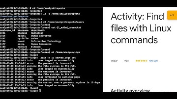 Activity: Find files with Linux commands  #qwiklabs  #coursera  ||  [With Explanation🗣️] @quick_lab