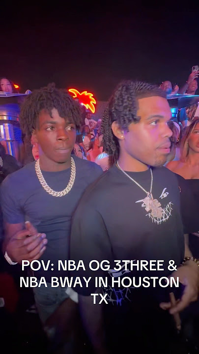 NBA YOUNGBOY BROTHER NBA OG 3 THREE & BWAY Together In Houston tx #fyp #viral #trending