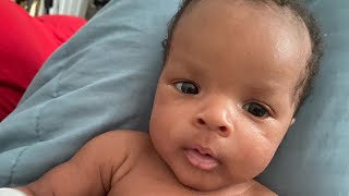 Baby boy trying bananas for the first time | 4months + extra video | old videos+ vlog