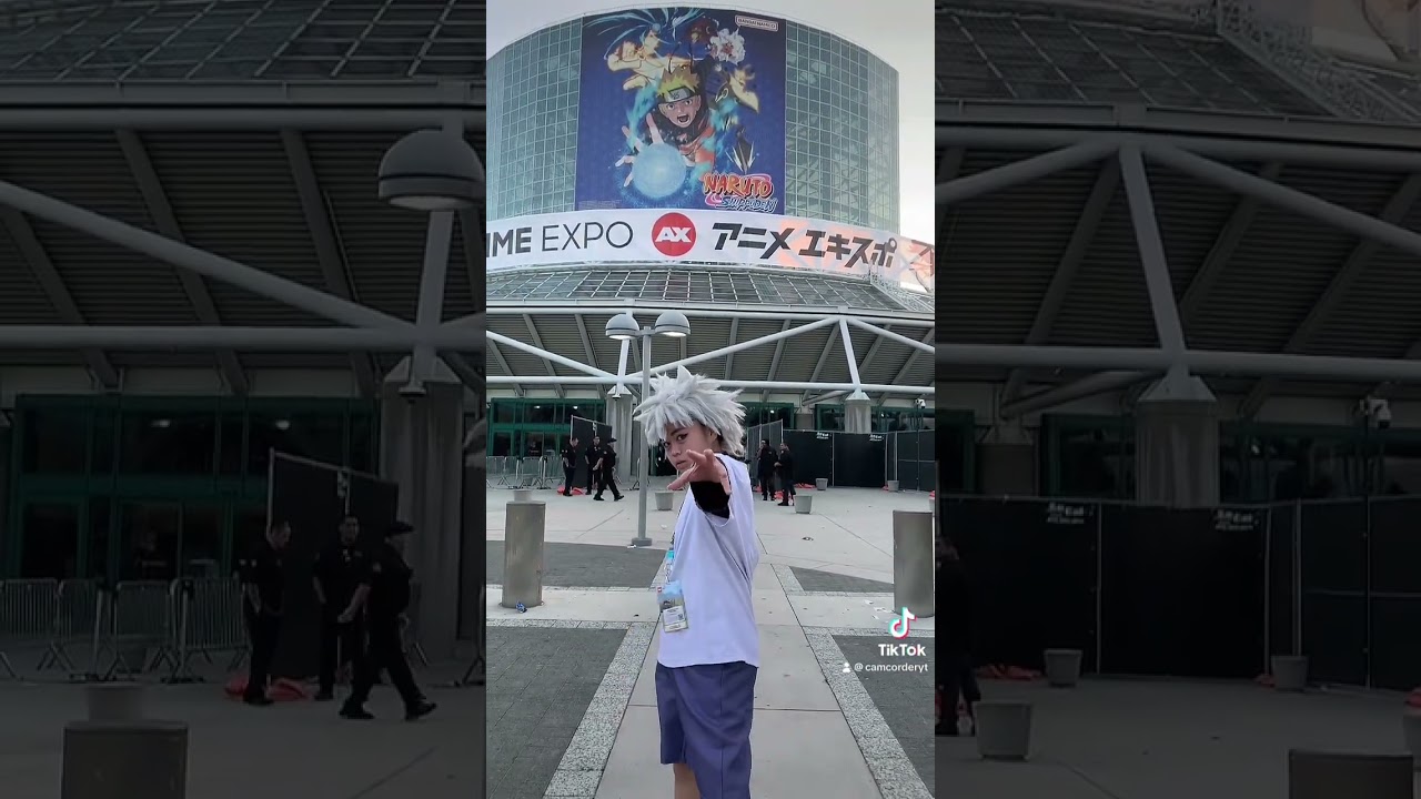 Killua cosplay transition