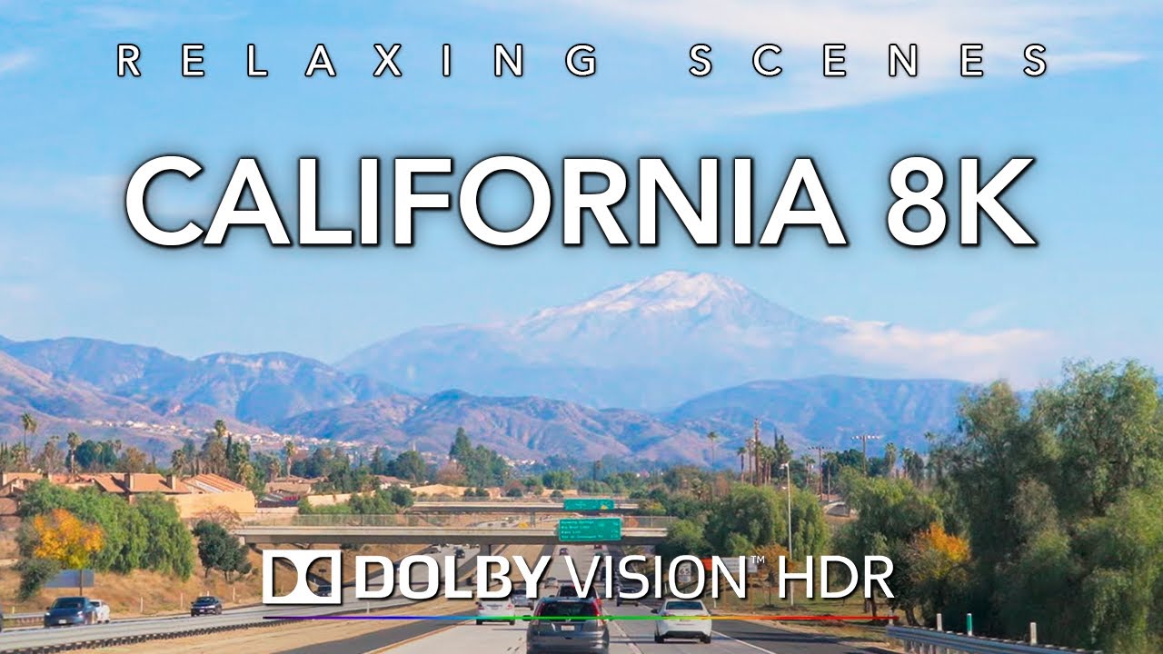 Driving Southern California in 8K Dolby Vision HDR - Santa Monica to Big Bear