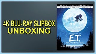 E.T. The Extra-Terrestrial 35th Anniversary Limited Edition 4K+2D Blu-ray Slipbox Unboxing