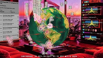 10/18/2025 -- Earthquake update and Forecast -- Seismic unrest due to elevate
