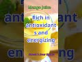 📌 Mango Juice = Tropical Energy Boost 🥭⚡Sweet &amp; Sour Shorts – Tropical Fruit Drinks,  #ShortsRecipe