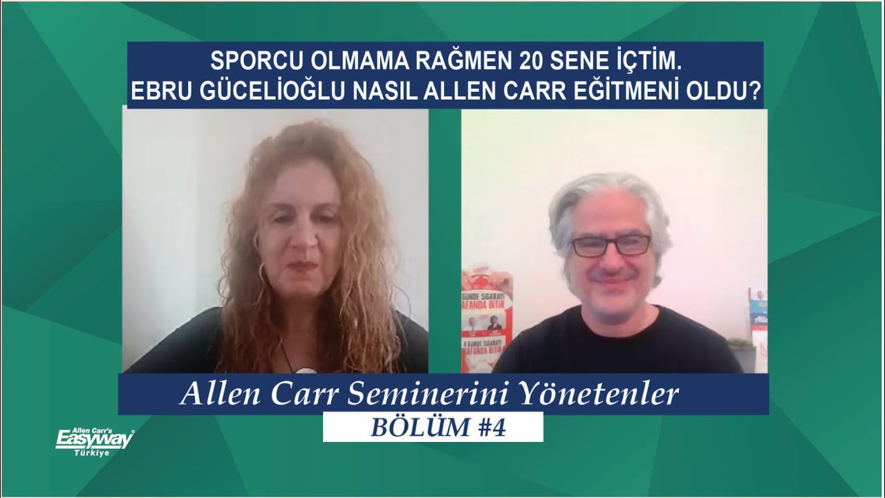 Allen Carr Seminerini Yönetenler Ebru Gücelioğlu 