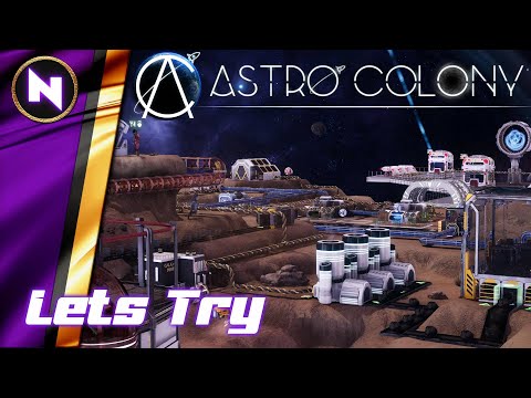 Lets Try Astro Colony Beta | NEW FIRST PERSON COLONY/FACTORY BUILDER IN SPACE