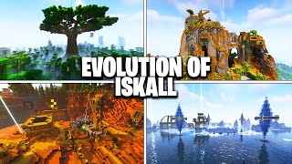 ISKALL's Evolution of Hermitcraft MEGA BASES! (Season 4 - Season 8)