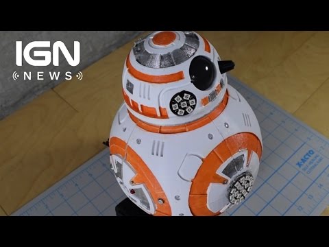 BB-8 Recreated with 3D Printing IGN News YouTube