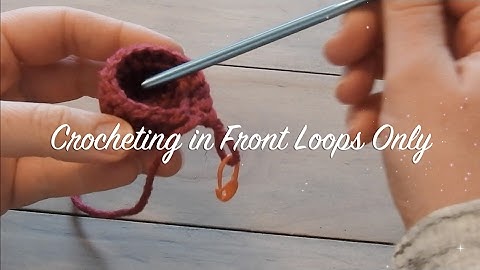 How to Crochet: Crocheting in Front Loops Only (FLO) Amigurumi
