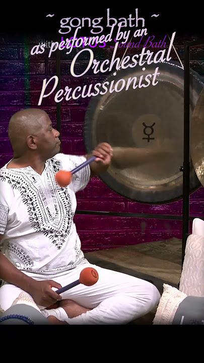 4-Gong Gong Bath performed by pro musician | An intense relaxation experience! #gongmeditation