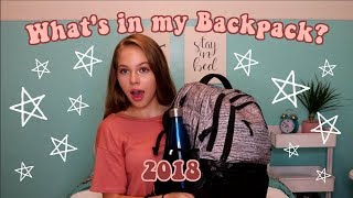 WHAT&#39;S IN MY BACKPACK 2018-2019