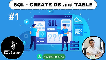 MSSQL :S1: Veri Tabanı ve Tablo Oluşturma #sql #mssql