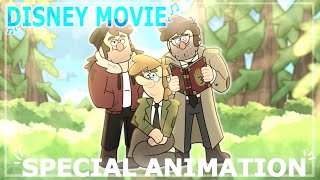 || ★ Mystery Trio Special Animation ★ || Gravity Falls || FlipaClip + KineMaster ||