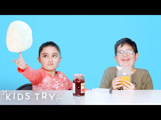 Kids Try Astronauts' Food