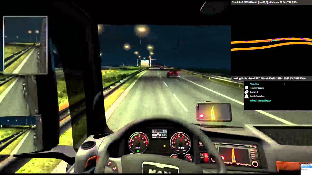 adaptive cruise control ets2