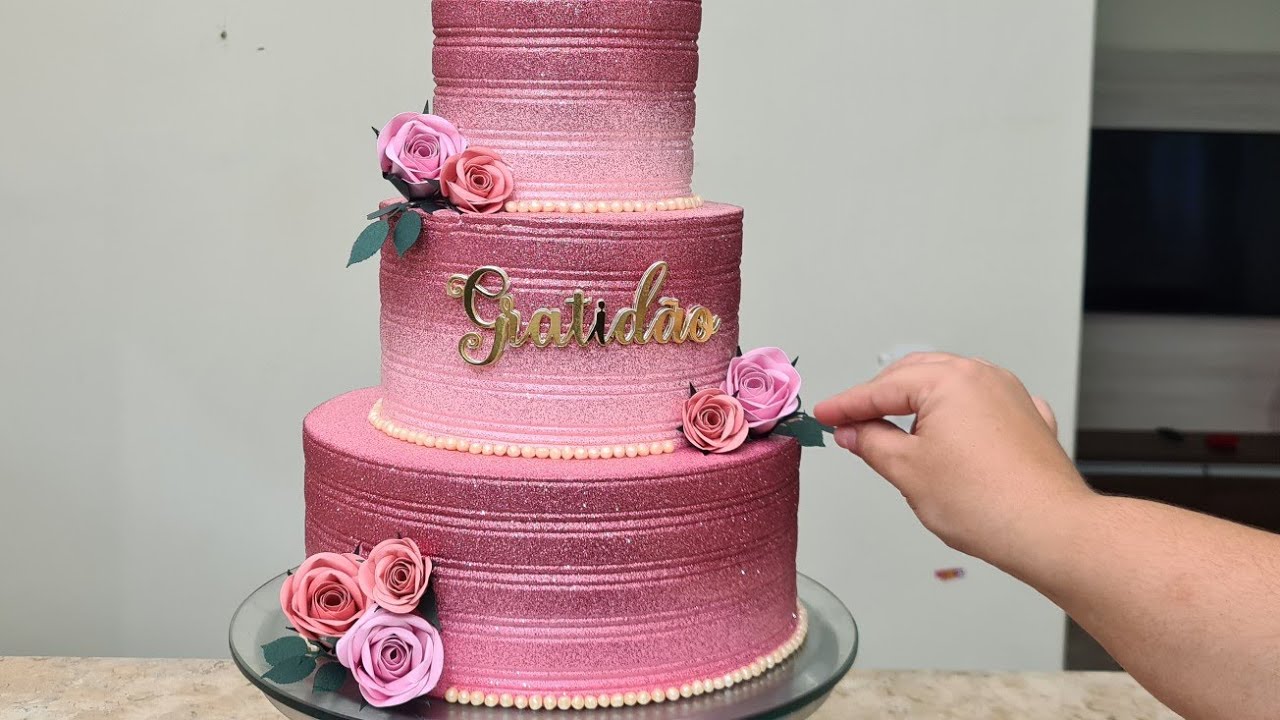 Bolo 3 Andares| 75 Fatias| Usando Guindaste Caseiro