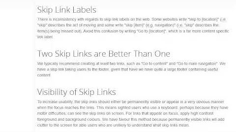 Skip Links: Best Practices to Improve Navigation Accessibility