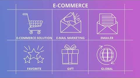 E - Commerce - Outline Icons | After Effects Elements - Envato elements