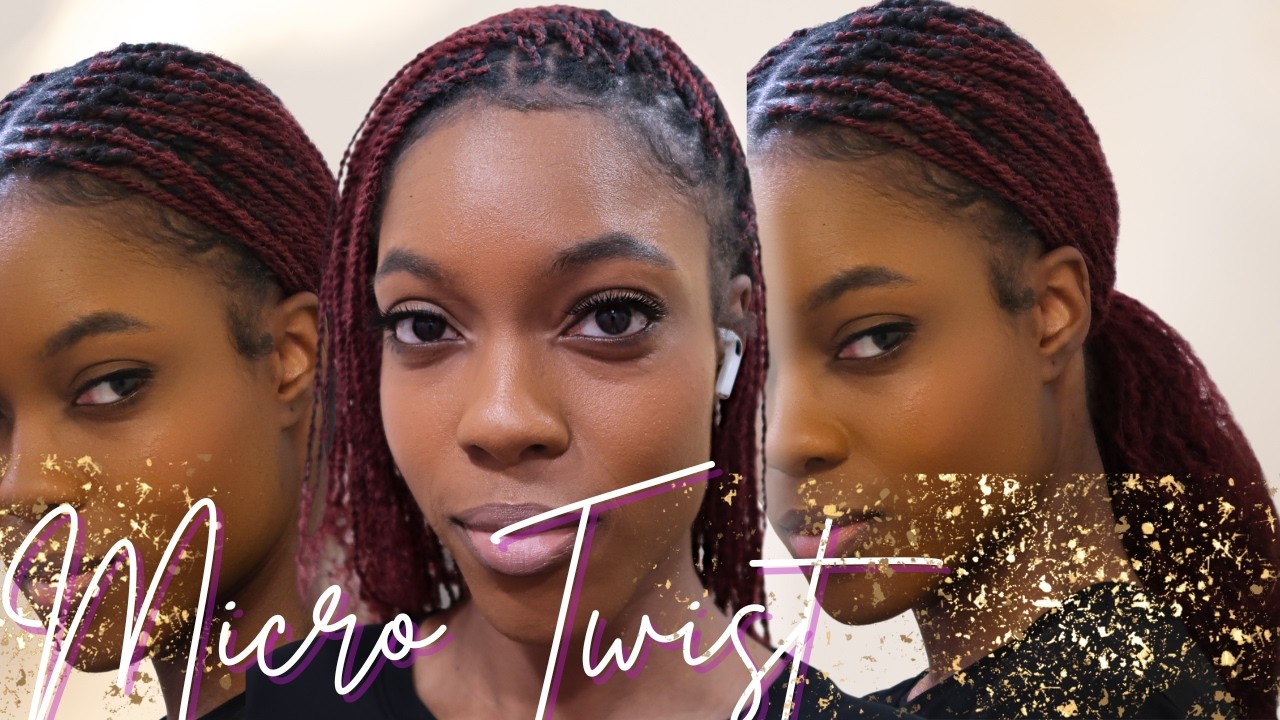 🔥MICRO TWIST ON SHORT NATURAL HAIR FT. HOT BRAIDS AFRO KINKY BULK HAIR 🔥