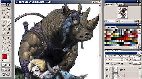 Digital Art Tutorials - Volume 6 - Digital Painting Smudge Style PART 5