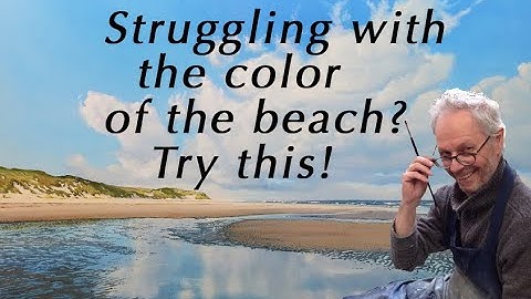 How to paint the color of the beach