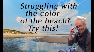 How to paint the color of the beach